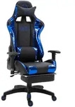 TPFLiving B&uuml;rostuhl, Blau, Textil, 67x142x58 cm, Kinderzimmer & Jugendzimmer,