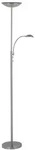 Brilliant Deckenfluter, Silber, Metall, 25.5x180x38 cm, Lampen & Leuchten,
