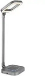 Globo Led-Schreibtischleuchte, Grau, Wei&szlig;, Metall, Kunststoff, 14.5x43x14.5 cm,