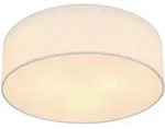 Globo Deckenleuchte, Wei&szlig;, Beige, Metall, Textil, 12 cm, Lampen & Leuchten,
