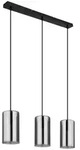 Globo H&auml;ngeleuchte, Schwarz, Metall, Glas, rund,rund, 11x120x63 cm, CE,...