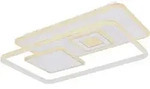 Globo Led-Deckenleuchte, Opal, Wei&szlig;, Chrom, Metall, Kunststoff, 65x6x44 cm, Farben