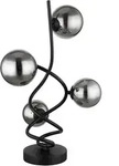 Globo Led-Tischleuchte, Kunststoff, Glas, F, 52 cm, Wippschalter, Lampen & Leuchten,