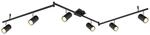 Globo Strahler, Schwarz, Metall, 10x18.5x180 cm, verstellbare Arme, Spotlights,