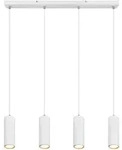 Globo H&auml;ngeleuchte, Wei&szlig;, Metall, 6x120x65 cm, Lampen & Leuchten, Innenbeleuchtung,