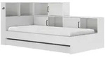Mid.you Stauraumbett, Wei&szlig;, Holzwerkstoff, 5 F&auml;cher, 1 Schublade(n) Schubladen,