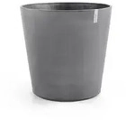 Ecopots Blumentopf, Grau, Kunststoff, Beton Optik, Rund, 56 cm, Dekoration, Blumen &