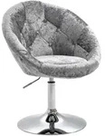 Svita Cocktailsessel, Silber, Textil, Rund, 62x88x58 cm, Wohnzimmer, Sessel,
