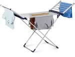 Dirt Devil Standtrockner, Hellgrau, Metall, 54x94x146.5 cm, klappbar, platzsparend,
