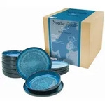 Creatable Tafelservice, Blau, Keramik, 12-teilig, Essen & Trinken, Geschirr,