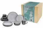 Creatable Kombiservice, Hellgrau, Keramik, 10-teilig, 350 ml, lebensmittelecht,...