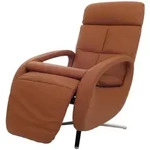 MCW Relaxsessel, Braun, Leder, 70x109x147 cm, Wohnzimmer, Sessel, Polstersessel