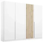 Rauch M&ouml;bel Dreht&uuml;renschrank, Wei&szlig;, Eiche Artisan, Holzwerkstoff, 2 F&auml;cher,