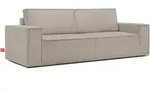 Konsimo&reg; 3-Sitzer-Schlafsofa, Beige, Textil, 244x89x101 cm, Wohnzimmer, Sofas &