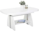 Boxxx Couchtisch, Wei&szlig;, Holzwerkstoff, Holzoptik, rechteckig, Wange,