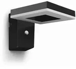 Philips Solarleuchte, Schwarz, Kunststoff, 16x13.5x20.6 cm, Lampen & Leuchten,