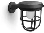 Philips Solarleuchte, Schwarz, Kunststoff, 17.5x19.2x24 cm, Lampen & Leuchten,