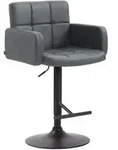 CLP Barhocker, Grau, Metall, 60x93x56 cm, Esszimmer, Barm&ouml;bel, Barhocker