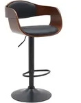 CLP Barhocker, Schwarz, Metall, 48x87x50 cm, Esszimmer, Barm&ouml;bel, Barhocker