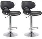 CLP Barhocker, Schwarz, Metall, 46x88x49 cm, Esszimmer, Barm&ouml;bel, Barhocker