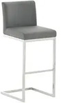 CLP Barhocker, Grau, Metall, 42x104x48 cm, Esszimmer, Barm&ouml;bel, Barhocker