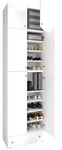 Mid.you Schuhschrank, Wei&szlig;, Kunststoff, 7 F&auml;cher, 1 Schublade(n) Schubladen,