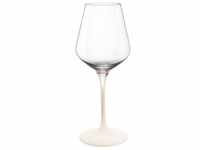 Villeroy & Boch Gläserset Manufacture Rock blanc, Klar, Weiß, Glas, 4-teilig, 380