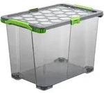 Rotho BOX EVO Safe, Anthrazit, Kunststoff, 39.5x41.2x59 cm, Reach, DIN EN ISO 14001,