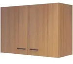 FlexWell K&uuml;chenoberschrank, Buche, Holzwerkstoff, 1 F&auml;cher, einzeln stellbar,