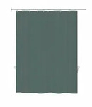 Spirella Duschvorhang Primo, Dunkelgr&uuml;n, Textil, Uni, 180x180 cm,...