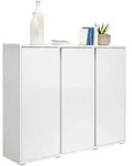 Xora Schuhschrank, Wei&szlig;, Holzwerkstoff, 18 F&auml;cher, 145x120x34 cm,...