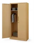 Jan Nowak Mehrzweckschrank, Beige, Metall, 90x185x45 cm, Arbeitszimmer,
