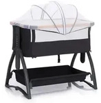 Fillikid Beistellbett Scandic, Dunkelgrau, Metall, Kunststoff, Textil, 59x84x94 cm,
