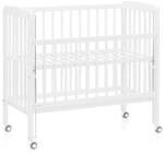 Fillikid Beistellbett Nino, Wei&szlig;, Holz, Buche, 94x69x85 cm, Handmade in Europe,