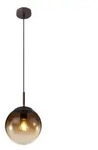 Globo Lighting H&auml;ngeleuchte, Braun, Glas, Rund, 20x120x20 cm, Lampen & Leuchten,