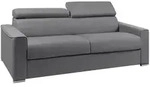 Vente-Unique Schlafsofa, Grau, Textil, Uni, 4-Sitzer, 216x110x223 cm,...