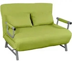 Mid.you Schlafsofa, Gr&uuml;n, Textil, 2-Sitzer, F&uuml;llung: Schaumstoff, 127x95x78 cm,