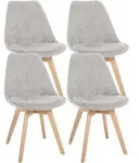 CLP Stuhl, Beige, Holz, 49x83x50 cm, Esszimmer, St&uuml;hle, Esszimmerst&uuml;hle,