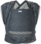 Hoppediz Babytragetuch, Blaugrau, Graphit, Textil, 70x0.1x460 cm, Baby on Tour,