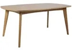 ebuy24 Esstisch, Eiche Wotan, Holzwerkstoff, 180x76x102 cm, Esszimmer, Tische,