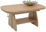 Boxxx Couchtisch, Buche, Holzwerkstoff, Holzoptik, rechteckig, Wange,