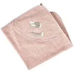 Sterntaler Kapuzenbadetuch Emmi Girl, Hellrosa, Textil, Esel, 80x0.5x80 cm,