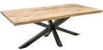 riess-ambiente Esstisch, Braun, Holz, Holz, Rechteckig, 200x77x100 cm, Esszimmer,