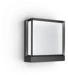 Steinel Led-Aussenleuchte, Anthrazit, Metall, quadratisch,quadratisch, F,