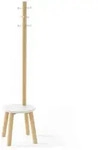 Umbra Kleiderst&auml;nder Pillar, Natur, Wei&szlig;, Holz, 165 cm, integrierte...