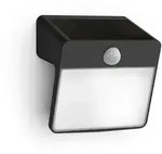 Philips Solarleuchte, Schwarz, Kunststoff, 14.4x13.2x11.3 cm, Bewegungsmelder, Lampen