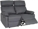 MCW 2Er-Kinosessel, Grau, Textil, 134x105x170 cm, Wohnzimmer, Sessel