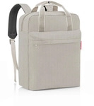 Reisenthel Rucksack Allday backpack M herringbone sand, Beige, Kunststoff, Textil,