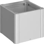 Biohort HOCHBEET Silber 53x45x53 cm
