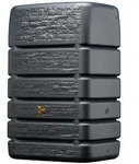 4rain Mauertank, Grau, Kunststoff, 510 L, 60x123x80 cm, Gartenzubeh&ouml;r, Gartenpflege